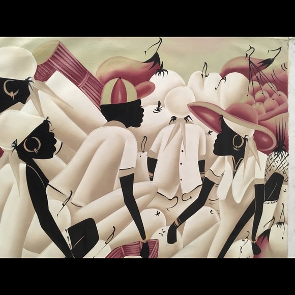 Haitian Art on Canvas